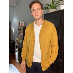 Cardigan - Mustard Yellow